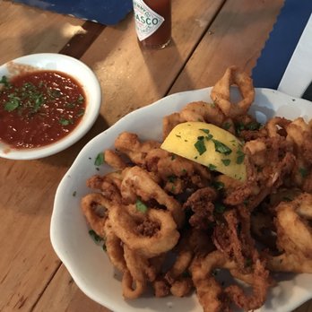 The Daily Catch - Fried Calamari with Calamari Marinara Sauce - Italian Near Me - Boston, Massachusetts The Daily Catch - Fried Calamari with Calamari Marinara Sauce - Italian Near Me - Boston, Massachusetts