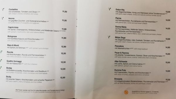 Menu photo 2 da noi Dusseldorf, NW