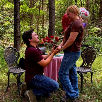 Jordan Hollow Stables - The moment she said Yes! - Horseback Riding Near Me - Stanley, Virginia Jordan Hollow Stables - The moment she said Yes! - Horseback Riding Near Me - Stanley, Virginia