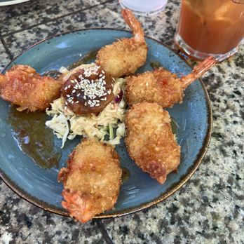 Three's Bar & Grill - Coconut Crusted Shrimp - Asian Fusion Near Me - Kihei, Hawaii