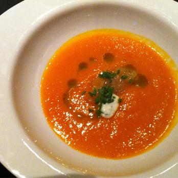 Gary Danko - Carrot soup amuse - New American Near Me - San Francisco, California Gary Danko - Carrot soup amuse - New American Near Me - San Francisco, California