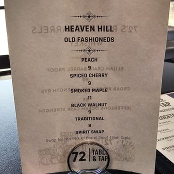 72 Table & Tap - Menu - table top Old Fashioned specials - American Near Me - Omaha, Nebraska