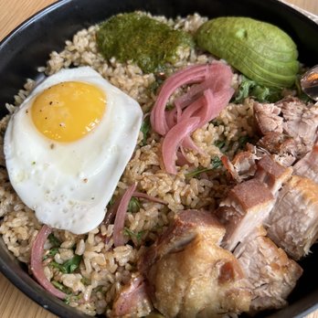 Eggspresso - Pork Belly Rice Bowl - Breakfast & Brunch Near Me - Fullerton, California