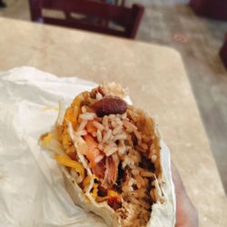 Cafe Connection - Jerk Chicken Burrito I read that this was a flavor bomb and they weren't lying delicious!