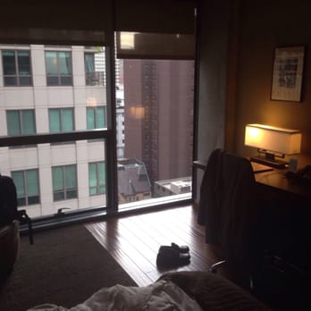 Dana Hotel & Spa - Floor to ceiling windows offer a nice street view and surrounding condos and offices - Hotels Near Me - Chicago, Illinois