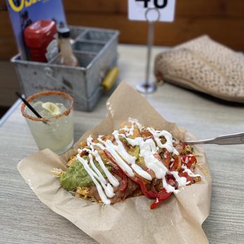 Señor Grubby's - Grubby's 1/2 order of nachos & margarita on Happy Hour. - Mexican Near Me - Oceanside, California Señor Grubby's - Grubby's 1/2 order of nachos & margarita on Happy Hour. - Mexican Near Me - Oceanside, California