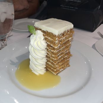 Ocean Prime - 10 layer carrot cake - Seafood Near Me - Orlando, Florida Ocean Prime - 10 layer carrot cake - Seafood Near Me - Orlando, Florida
