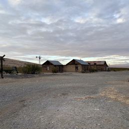 The ghost town with original buildings. The ghost town with original buildings.