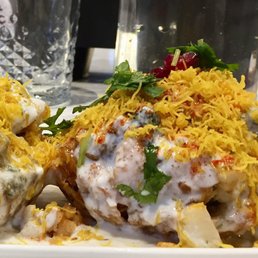 Potato Basket filled with PapriChat
