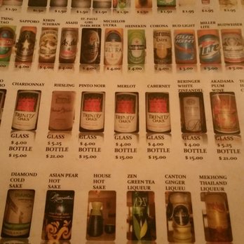 Hunan Restaurant - Drink choices - Chinese Near Me - Springfield, Illinois