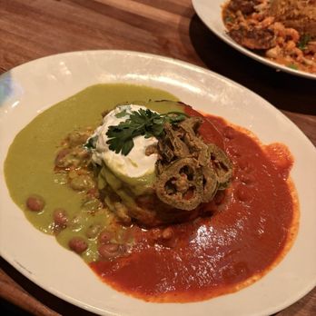 Yard House - CHICKEN ENCHILADA STACK - Bars Near Me - Houston, Texas Yard House - CHICKEN ENCHILADA STACK - Bars Near Me - Houston, Texas