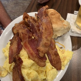 KP’s - Scrambled eggs, bacon and a biscuit - Salad Near Me - Fernandina Beach, Florida KP’s - Scrambled eggs, bacon and a biscuit - Salad Near Me - Fernandina Beach, Florida
