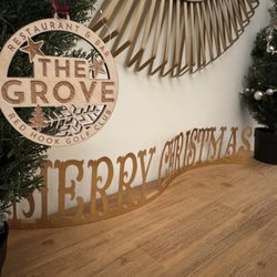 The Grove - The Grove ornament and Merry Christmas sign