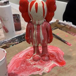 My Kaws Figure Painting