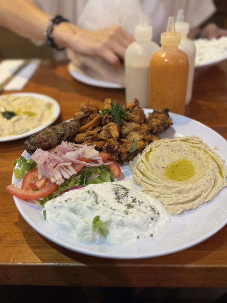 Food from Omar’s Mediterranean Cuisine