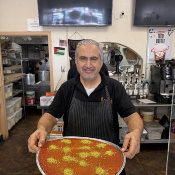 Knafeh Cafe - Soft  16" Knafeh Tray - Middle Eastern Near Me - Anaheim, California