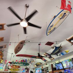 Oceans Sports Bar & Grill - Ceiling decor 5.13.23