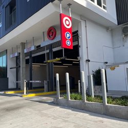 Target - This is the entrance to the parking structure directly under the store.
