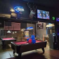 Alex's 49er Inn - From the back tables towards the pool tables an back door which the Hippies are supposed to use. I use the backdoor too.