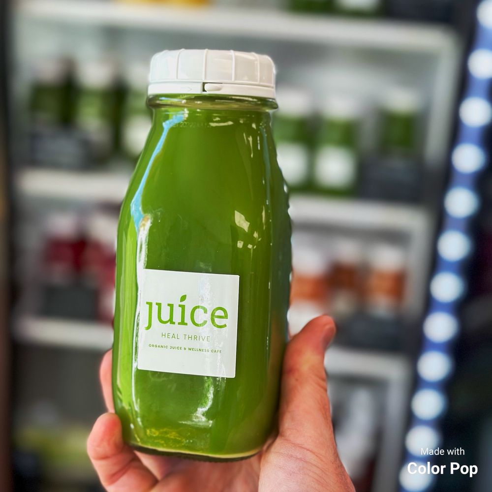 Juice Heal Thrive Organic Cold-Pressed Juicery Logo