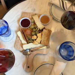 Wine and cheese board Wine and cheese board