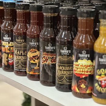 Tahvios BBQ - a variety of hot sauces - Food Trucks Near Me Tahvios BBQ - a variety of hot sauces - Food Trucks Near Me