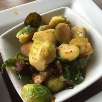 Barrel + Rye - Brussels sprouts as a side? So. Very. Good. - Cocktail Bars Near Me - Geneva, Illinois