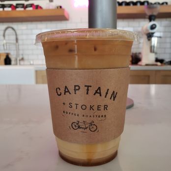 Captain + Stoker - Ice Vanilla Oat Latte - Coffee Roasteries Near Me - Monterey, California