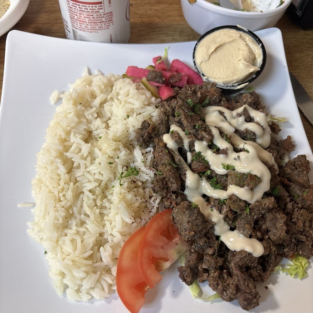 Lily's Mediterranean Fresh Grill - #32 Beef Shawarma Platter - Mediterranean Near Me - Indialantic, Florida