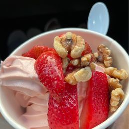 NSA Strawberry Froyolicious with fresh strawberries & walnuts