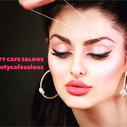 Beauty Cafe Salon Eyebrows Threading - Www.beautycafesalons.com check us out today open 10am-8pm Daily