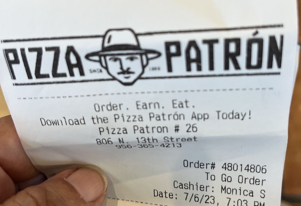 PIZZA PATRÓN Updated April 2024 806 N 13th St, Harlingen, Texas