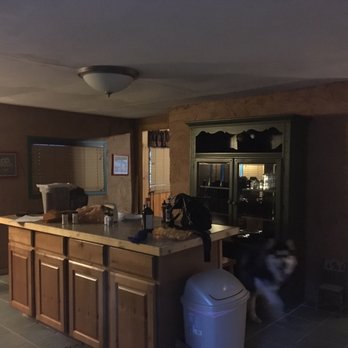 Whispering Pine Cabins - Kitchen (Cabin Fever) - Hotels Near Me - Ruidoso, New Mexico