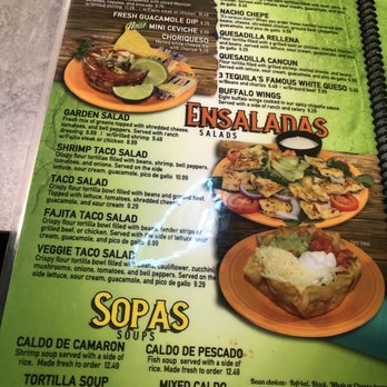 3 Tequilas - Menu - Mexican Near Me - Tulsa, Oklahoma