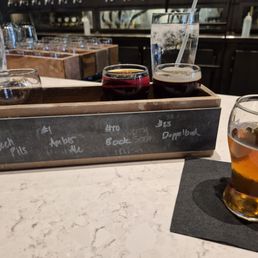 Back again enjoying beer flight July 2026 Sitting a bar again weekday supper time 35 min for table at 6pm. Patio seating but 100° right now Back again enjoying beer flight July 2026 Sitting a bar again weekday supper time 35 min for table at 6pm. Patio seating but 100° right now