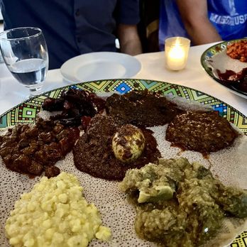 Awash Ethiopian Restaurant - Meat Combo - Ethiopian Near Me - New York, New York