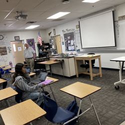 Bogle Junior High School - science class last year
