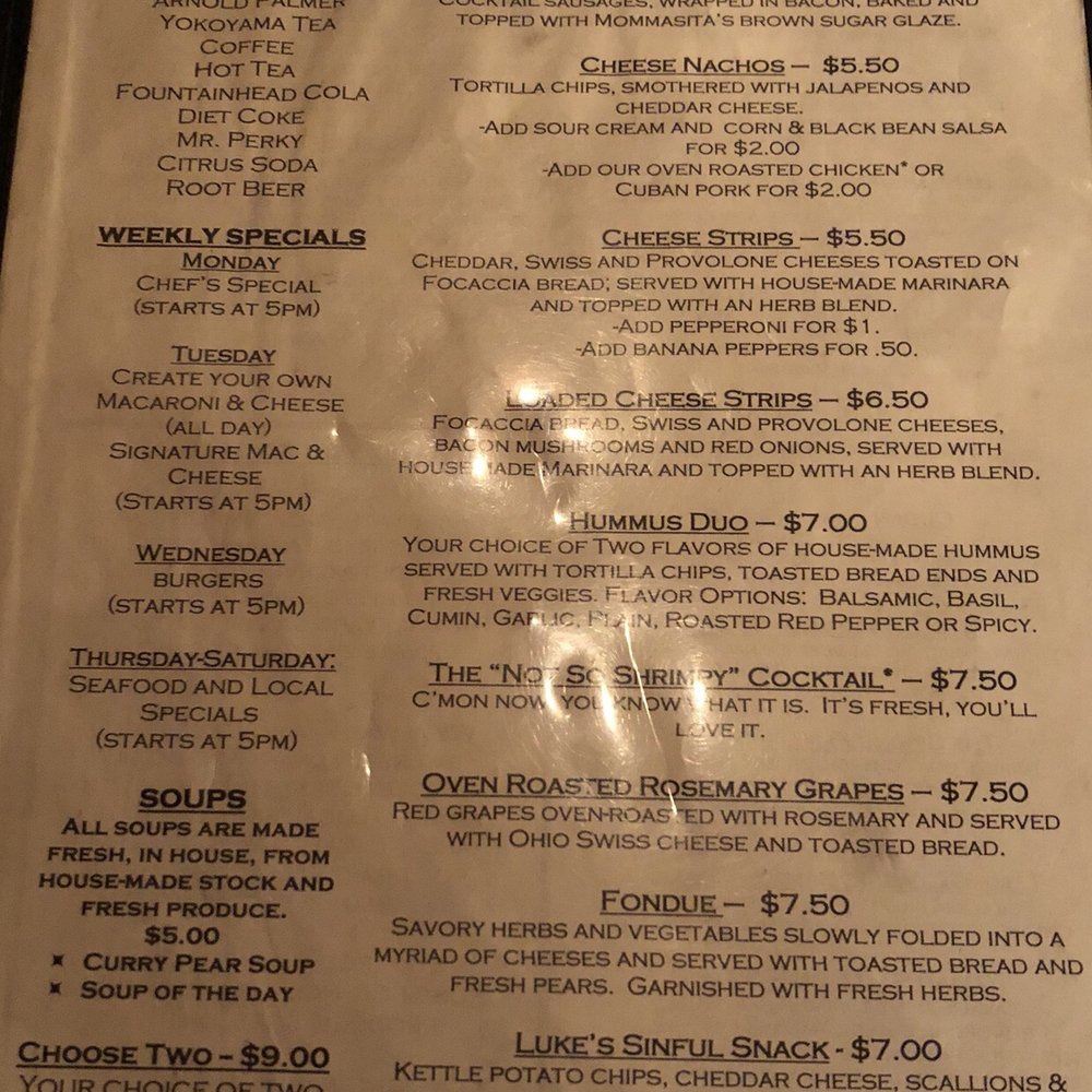 Snapshots Lounge - Menu (1/19/2018) - Diners Near Me - Granville, Ohio Snapshots Lounge - Menu (1/19/2018) - Diners Near Me - Granville, Ohio