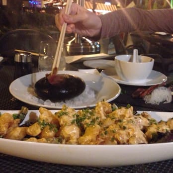 Jinsei Sushi - Rock shrimp tempura while Flank steak is being seared - Sushi Bars Near Me - Birmingham, Alabama Jinsei Sushi - Rock shrimp tempura while Flank steak is being seared - Sushi Bars Near Me - Birmingham, Alabama