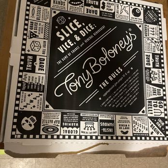 Tony Boloney's - Jersey City - The box is cool lol - Pizza Near Me - Jersey City, New Jersey Tony Boloney's - Jersey City - The box is cool lol - Pizza Near Me - Jersey City, New Jersey