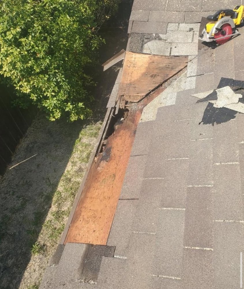 Slide of J&A Texas Roofing Repairs