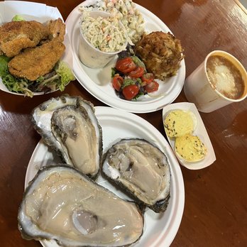 Faidley's Seafood - Stuffed Shrimp, crab cake, half Maryland Crab Soup (Red) and half Cream of Crab (White), deviled eggs, oysters - Seafood Markets Near Me - Baltimore, Maryland Faidley's Seafood - Stuffed Shrimp, crab cake, half Maryland Crab Soup (Red) and half Cream of Crab (White), deviled eggs, oysters - Seafood Markets Near Me - Baltimore, Maryland