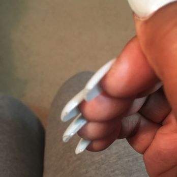 The Nail Bar - Nail Polish wasn't good. You can see the acrylic showing through. - Nail Salons Near Me - Fayetteville, North Carolina