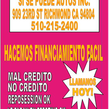 Si Se Puede Autos - Car Dealers Near Me - Richmond, California Si Se Puede Autos - Car Dealers Near Me - Richmond, California