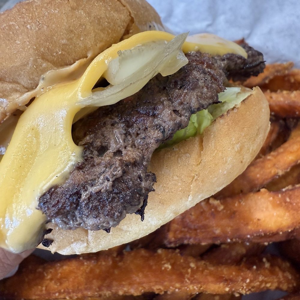 Cal's Fried Chicken & Burgers - Single Smash Burger - Burgers Near Me - Berkeley, California Cal's Fried Chicken & Burgers - Single Smash Burger - Burgers Near Me - Berkeley, California