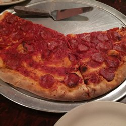 Roman Pizza - This is the BEST pizza (don't think this is weird because it has no cheese! We don't like cheese on pizza)