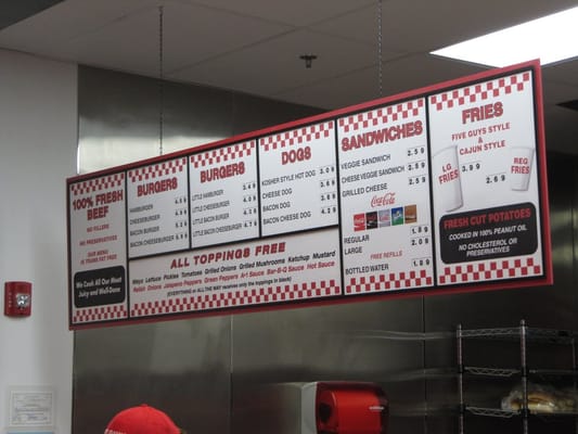 Menu photo 2 Five Guys Natick, MA