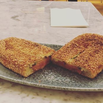 K'Far Cafe - Smoked salmon and dill Jerusalem bagel - Cafes Near Me - Philadelphia, Pennsylvania K'Far Cafe - Smoked salmon and dill Jerusalem bagel - Cafes Near Me - Philadelphia, Pennsylvania