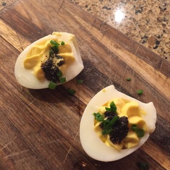 Via Vite - Deviled eggs with truffle - Italian Near Me - Cincinnati, Ohio Via Vite - Deviled eggs with truffle - Italian Near Me - Cincinnati, Ohio