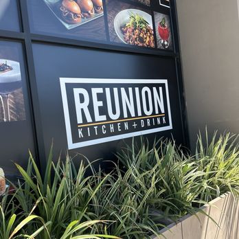 Reunion Kitchen + Drink - Outside on sidewalk - New American Near Me - Brea, California